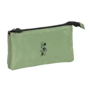 Estojo Triplo Minnie Mouse Mint shadow Verde militar (22 x 12 x 3 cm) Estojo 3 Compartimentos - nacloset