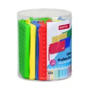 Bolsa Escolar Safta Pop It Plano Multicolor Conjunto (12 Peças) Estojos - nacloset