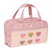 Nécessaire Escolar Glow Lab Hearts Cor de Rosa 31 x 14 x 19 cm Estojos - nacloset