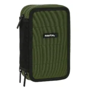 Estojo Triplo Safta Dark forest Preto Verde 12.5 x 19.5 x 5.5 cm (36 Peças) Estojo 3 Compartimentos - nacloset