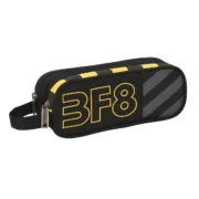 Estojo Duplo BlackFit8 Zone Preto 21 x 8 x 6 cm Estojo 2 Divisórias - nacloset