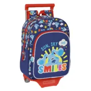 Mochila Pré-Escolar com Rodas Blue’s Clues Azul Marinho (26 x 34 x 11 cm) Jogos | Disfarces - nacloset