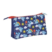 Estojo Triplo Blue’s Clues Azul Marinho (22 x 12 x 3 cm) Estojo 3 Compartimentos - nacloset 2