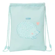 Saco Mochila com Cordas Safta Erizo Turquesa (26 x 34 x 1 cm) Jogos | Disfarces - nacloset