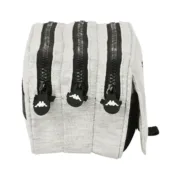 Estojo Triplo Kappa Grey knit Cinzento (21,5 x 10 x 8 cm) Estojo 3 Compartimentos - nacloset 2