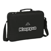Pasta Escolar Kappa Black Preto (38 x 28 x 6 cm) Jogos | Disfarces - nacloset