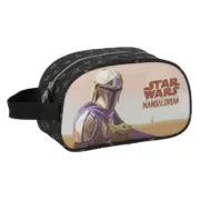 Nécessaire Escolar The Mandalorian This is the way Preto 26 x 15 x 12 cm Desporto | Lazer - nacloset