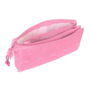 Estojo Triplo Barbie Girl Cor de Rosa 22 x 12 x 3 cm Estojo 3 Compartimentos - nacloset 2