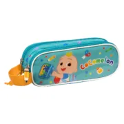 Estojo Duplo CoComelon Back to class Azul Claro (21 x 8 x 6 cm) Estojo 2 Divisórias - nacloset