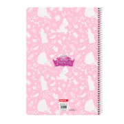 Caderno Princesses Disney Magical Bege Cor de Rosa A4 80 Folhas Cadernetas - nacloset 2