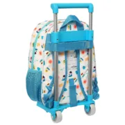 Mochila Escolar com Rodas Baby Shark Surfing Azul Branco 26 x 34 x 11 cm Jogos | Disfarces - nacloset 2