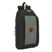 Mochila Casual BlackFit8 Old school Preto Cinzento 22 x 39 x 10 cm Acessórios de Moda - nacloset