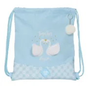 Saco Mochila com Cordas Glow Lab Cisnes Azul 35 x 40 x 1 cm Jogos | Disfarces - nacloset