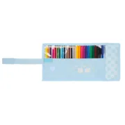 Estojo Glow Lab Cisnes Enroláveis Azul 7 x 20 x 7 cm (27 Peças) Estojos - nacloset 2