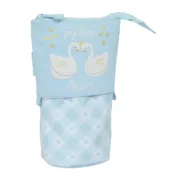 Estojo Cálice Glow Lab Cisnes Azul Claro 8 x 19 x 6 cm Estojos - nacloset
