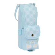 Bolsa Escolar Glow Lab Cisnes Azul Claro 6 x 21 x 6 cm Estojos - nacloset