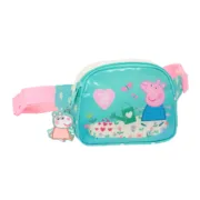 Bolsa de Cintura Peppa Pig Pretty flowers Amarelo Menta 14 x 11 x 4 cm Acessórios de Moda - nacloset