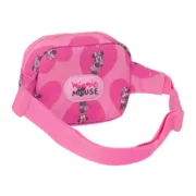 Bolsa de Cintura Minnie Mouse Loving Cor de Rosa 14 x 11 x 4 cm Acessórios de Moda - nacloset 2
