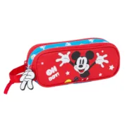 Estojo Duplo Mickey Mouse Clubhouse Fantastic Azul Vermelho 21 x 8 x 6 cm Estojo 2 Divisórias - nacloset