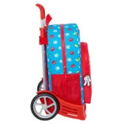 Mochila Escolar com Rodas Mickey Mouse Clubhouse Fantastic Azul Vermelho 33 x 42 x 14 cm Jogos | Disfarces - nacloset 2