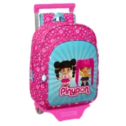 Mochila Escolar com Rodas Pinypon Azul Cor de Rosa 26 x 34 x 11 cm Jogos | Disfarces - nacloset
