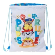Saco Mochila com Cordas The Paw Patrol Pups rule Azul 26 x 34 x 1 cm Jogos | Disfarces - nacloset
