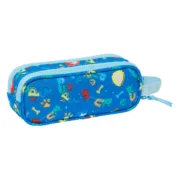 Estojo Duplo The Paw Patrol Pups rule Azul 21 x 8 x 6 cm Estojo 2 Divisórias - nacloset 2