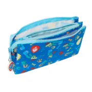 Estojo Triplo The Paw Patrol Pups rule Azul 22 x 12 x 3 cm Estojo 3 Compartimentos - nacloset 2