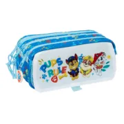Estojo Triplo The Paw Patrol Pups rule Azul 21,5 x 10 x 8 cm Estojo 3 Compartimentos - nacloset