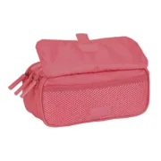 Estojo Triplo Safta Marsala 21,5 x 10 x 8 cm Grená Estojo 3 Compartimentos - nacloset 2