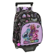 Mochila Escolar com Rodas Monster High Creep Preto 28 x 34 x 10 cm Jogos | Disfarces - nacloset