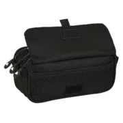 Estojo Triplo Kappa 21,5 x 10 x 8 cm Preto Estojo 3 Compartimentos - nacloset 2