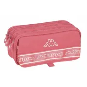 Estojo Triplo Kappa Basics Marsala 21,5 x 10 x 8 cm Estojo 3 Compartimentos - nacloset