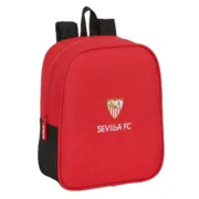 Mochila Escolar Sevilla Fútbol Club Preto Vermelho 22 x 27 x 10 cm Jogos | Disfarces - nacloset