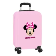 Mala de Cabine Minnie Mouse My Time Cor de Rosa 20” 34,5 x 55 x 20 cm Desporto | Lazer - nacloset
