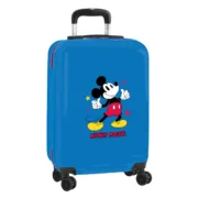 Mala de Cabine Mickey Mouse Only One Azul Marinho 20” 34,5 x 55 x 20 cm Desporto | Lazer - nacloset