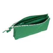 Estojo Duplo Real Betis Balompié Verde 22 x 12 x 3 cm Estojo 2 Divisórias - nacloset 2