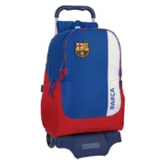 Mochila Escolar com Rodas F.C. Barcelona Azul Grená 32 x 44 x 16 cm Jogos | Disfarces - nacloset