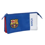 Estojo Duplo F.C. Barcelona Azul Grená 22 x 12 x 3 cm Estojo 2 Divisórias - nacloset