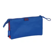 Estojo Duplo F.C. Barcelona Azul Grená 22 x 12 x 3 cm Estojo 2 Divisórias - nacloset 2
