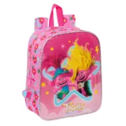 Mochila Infantil Trolls Cor de Rosa 22 x 27 x 10 cm Jogos | Disfarces - nacloset