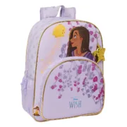 Mochila Escolar Wish Lilás 33 x 42 x 14 cm Jogos | Disfarces - nacloset