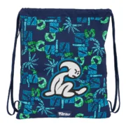 Saco Mochila com Cordas El Niño Glassy Azul Marinho 35 x 40 x 1 cm Jogos | Disfarces - nacloset
