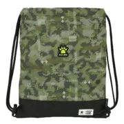 Saco Mochila com Cordas Kelme Travel Preto Verde 35 x 40 x 1 cm Jogos | Disfarces - nacloset