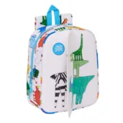 Mochila Infantil Algo de Jaime Branco 22 x 27 x 10 cm Jogos | Disfarces - nacloset 2