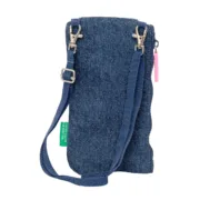 Porta-moedas Benetton Denim Bolsa para telemóvel Azul Acessórios de Moda - nacloset 2
