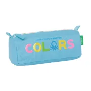 Bolsa Escolar Benetton Spring Azul celeste 21 x 8 x 7 cm Estojos - nacloset