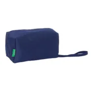 Bolsa Escolar Benetton Varsity Cinzento Azul Marinho 22 x 10 x 10 cm Estojos - nacloset 2