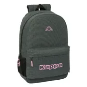Mochila Escolar Kappa Silver pink Cinzento 30 x 14 x 46 cm Jogos | Disfarces - nacloset