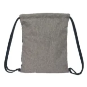 Saco Mochila com Cordas Kappa Dark navy Cinzento Azul Marinho 35 x 40 x 1 cm Jogos | Disfarces - nacloset 2